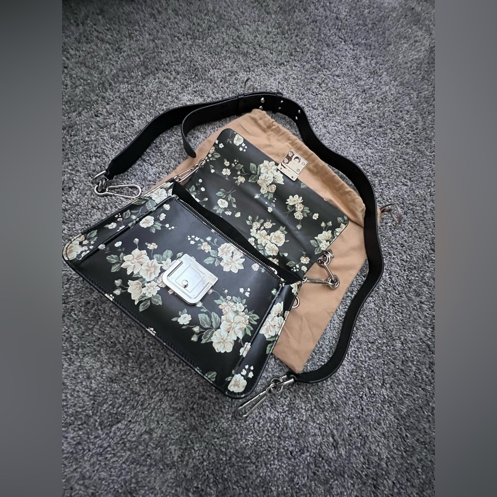Michael Kors Crawford Floral Shoulder Bag - Picture 8 of 16